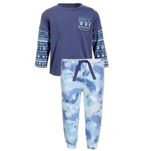 NWT. FIRST IMPRESSIONS Baby Boys Fair Isle 2-Pc Set